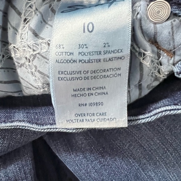 SEVEN7 HIGH RISE SKINNY JEAN EUC SIZE 10 - Picture 8 of 12